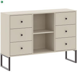 INTERMEBLE Komód kasmír színben LINEA 115 cm - fenyobutor24 - 75 631 Ft