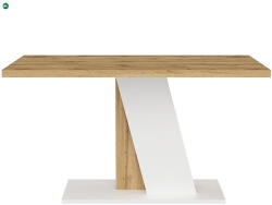 Intermeble BRISTOL Étkezőasztal Tölgy/Fehér Színben 138 cm