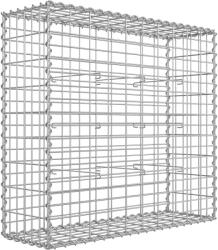 SONGMICS Gabion rács, galvanizált acél hálóval 100x90x30cm (GGB193)