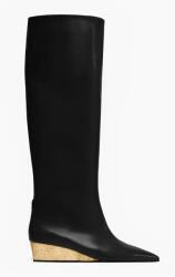 Vanda Novak cizme cu platformă pentru femei din piele Sophia Deep Black 9BY2-OBDUZJ_99X (Sophia.Deep.Black)