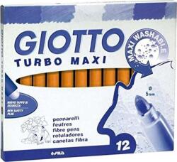 GIOTTO Turbo Maxi Set de markere 5 mm Orange 12 buc (F456005)