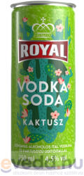 Royal Soda 0, 25L Kaktusz 4, 5% (DRS)*