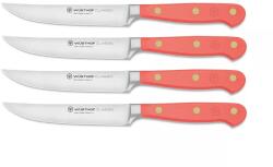 Wüsthof Set de 4 cuțite pentru friptură Wüsthof Classic Colour 12 cm, Coral Peach Tacam