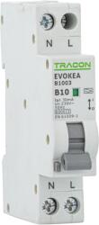 TRACON Tracon EVOKEAC3203 Kombinált védőkapcsoló, elektronikus, 2P, 1 modul, C kar. C32, 30mA, 6kA, A (EVOKEAC3203)