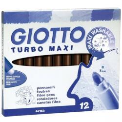 GIOTTO Turbo Maxi Set de markere 5 mm Brown 12 buc (F456016)