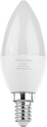 TRACON Tracon LGYC5W Gyertya búrájú LED fényforrás CREE chippel 230V, 50Hz, 5W, 3000K, E14, 430lm, 180°, C37, CREE chip, EEI=F (LGYC5W)