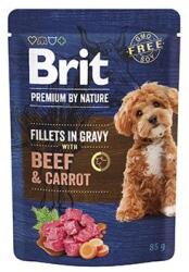 Brit Premium kutyafilé marhahúsos és sárgarépás mártásban 85 g