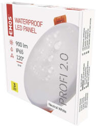 EMOS ZV1132 LED panel VIXXO beépíthető 10W 900lm IP65 természetes fehér (1540111120)