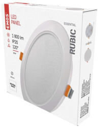 EMOS ZD1442 LED süllyesztett lámpatest RUBIC, kerek, fehér, 18W, természetes fehér (1539085180)