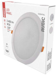 EMOS ZD1452 LED süllyesztett lámpatest RUBIC, kerek, fehér, 24W, természetes fehér (1539085244)