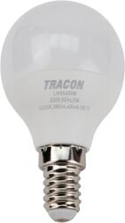TRACON Tracon LMGC455W Gömb burájú LED fényforrás CREE chippel 230V, 50Hz, 5W, 3000K, E14, 430lm, 180°, G45, CREE chip, EEI=F (LMGC455W)