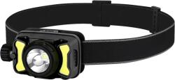 TRACON Tracon HL600R LED fejlámpa, hibrid akkumulátorral 5 W, 600 lm, 3, 7 V, 1200 mAh, 103040/3xAAA, IP44 (HL600R)