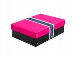 A. B. S Box Duo A4/100MM Rózsaszín-fekete 2940