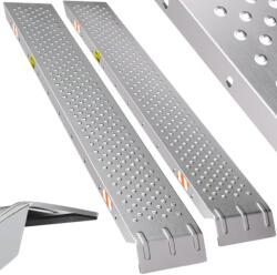 Jurhan Rampe auto pentru urcare MARA, set 2 bucăți, 400kg, 160cm, argintie