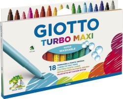 GIOTTO Turbo Maxi Set de markere 5 mm Mix 18 Buc (F07630000)