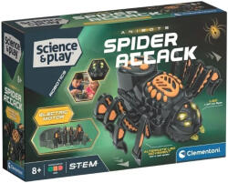 Clementoni Science &, Play: Set de joacă Păianjen robot atacator - Clementoni (75162C)