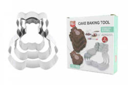 ENGER tortaforma 3 darabos maci (5999036111048)