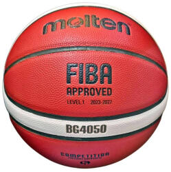 Molten Minge baschet Molten B5G4050-RO, logo FRB, aprobata FIBA, marimea 5, competitie indoor (B5G4050-RO)