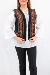 Magazin Traditional Vesta brodata cu model traditional Filipa