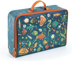 Djeco: Little Big room Kis textil bőrönd - Vicces halak - Fishes suitcase (DD00273)
