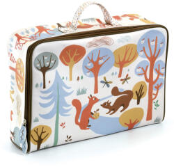 Djeco: Little Big room Kis textil bőrönd - Huncut mókusok - Squirrels suitcase (DD00270)