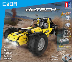 CaDA C51043W - Sárga buggy - 100% technic-kompatibilis építőjáték