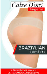 Calze D'oro CD BRAZYLIAN Comfort beige lézer vágott női alsónemű