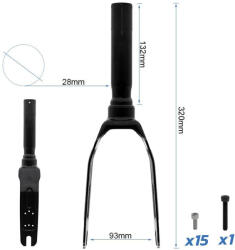  Xiaomi Electric Scooter 4 első villa