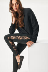 Basbleu Meloe leggings, téliesített, fekete