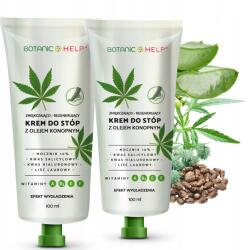 Botanic Help Lábápoló krém vizelettel Erős Sarokápoló krém Száraz Elszarusodott Bőrre 2x (Krem do Stóp Mocznik do Pękających Pięt 100ml)