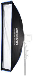 Amaran Softbox amaran Light Box 30×120 - Strip Bowens Mount One-Snap 30×120cm cu Grid si Geanta