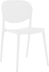 Mobikon Scaun plastic alb Fedra 46x53x81.5 cm (0000291556)