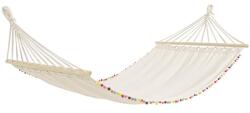 Bizzotto Hamac suspendabil, din bumbac crem, PonPon, 200 cm x 100 cm (0792047deco)
