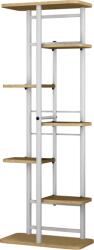 Mobikon Suport flori alb stejar sonoma Ledor 36x23, 5x120 cm (0000394805)