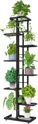 Mobikon Suport flori metal gri Bamir 43.5x22x141 cm (0000315113)