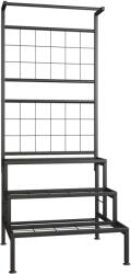 Mobikon Suport metalic flori negru Balko 60x54x158 cm (0000365839)