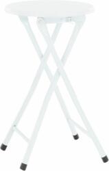 Mobikon Scaun pliabil metal mdf alb Amadeo 30x47 cm (0000404196)