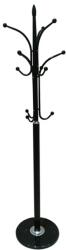Mobikon Cuier metal marmura neagra Belvin 37x37x175 cm (0000234452)