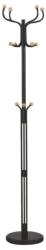 Mobikon Cuier metal negru lemn natur Vasil 30x30x198 cm (0000063639)