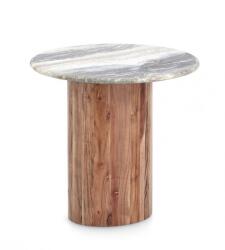 Bizzotto Masuta lemn marmura Eloy 45x44 cm (0747276deco) Masa de cafea