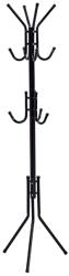 Mobikon Cuier tip pom negru Lorik 29x29x172 cm (0000234453)