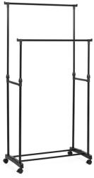 Bizzotto Suport haine otel negru Roald 80x42x90x160h (0721875deco)