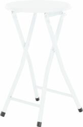 Mobikon Scaun pliabil mdf metal alb Amadeo 30x30x50 cm (0000109102)