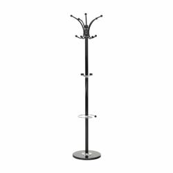 Mobikon Cuier metal negru Alan 37x37x175 cm (0000234461)