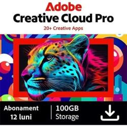 Adobe Creative Cloud PRO All Apps Individual 1 Utilizator 2 Dispozitive Subscripție Anuală (65300206)