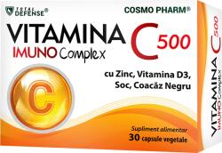 Cosmo Pharm Vitamina C 500 Imuno Complex cu Zinc, Soc, Coacaz Negru si Vitamina D3