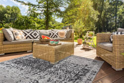 Sunny Covor Modern Sunny 310 Negru Gri, Inaltime fir 5 mm (4056216581860) Covor