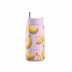 Estia Home Art Lens Save The Aegean Pahar Termos Oțel Inoxidabil Fără BPA 360ml Banana Mood cu Pai 01-43063 (01-43063)