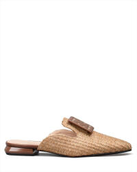 Wall Street Pantofi Mules Dama Cu Toc Bej 156-26001 (156-26001)