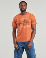 Superdry Tricou Heritage Portocaliu Ruginiu Marl M1012216A-5EY (M1012216A-5EY)
